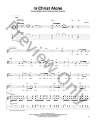 In Christ Alone Guitar and Fretted sheet music cover
